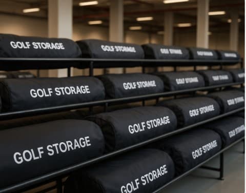 ゴルフバッグの収納